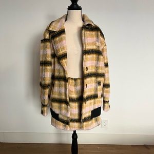 NWT for love and lemons jacket and mini skirt